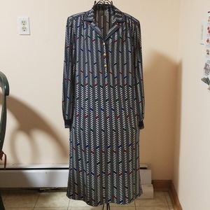 Liola vintage maxi dress size 14